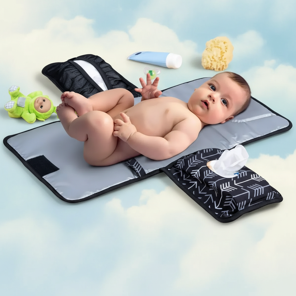 Fasciatoio con bambino diverso